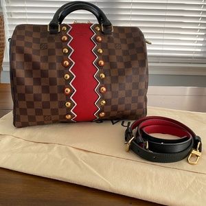 Louis Vuitton Speedy 30 Bandouliere Karakoram